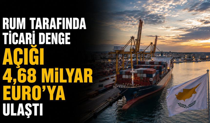 Rum tarafında ticari denge açığı 4,68 milyar Euro’ya ulaştı