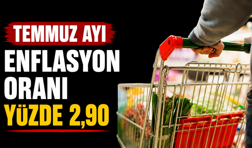 Temmuz ayı enflasyon oranı yüzde 2,90…