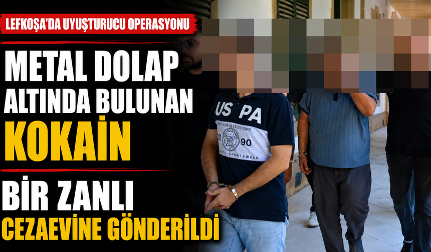 Metal Dolap Altında Bulunan Kokain