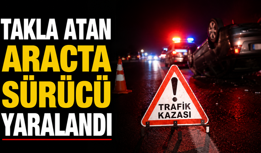 Alkollü Sürücü Direksiyon Hakimiyetini Kaybetti