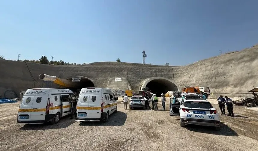 Gaziantep'te tünel inşaatında kaza: Bir işçi öldü