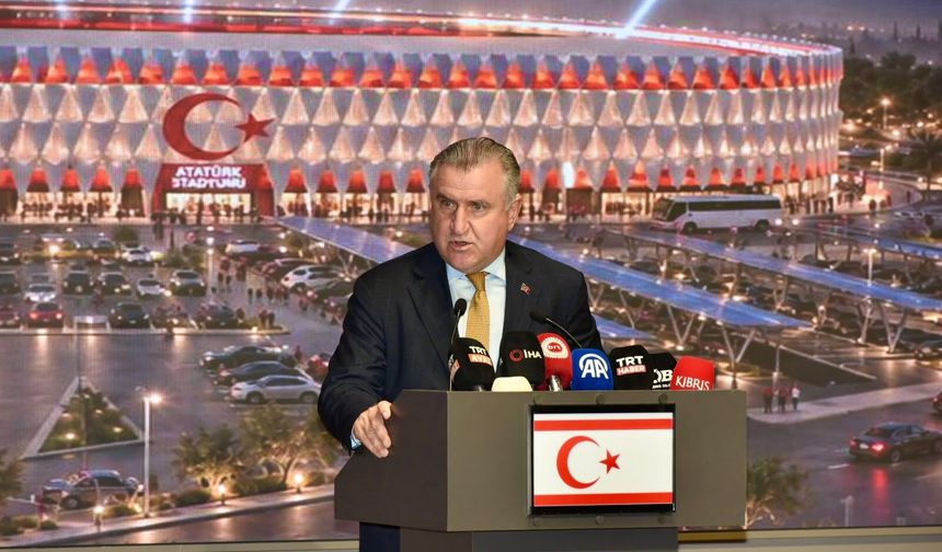 Lefkoşa'ya yeni stadyum ve spor kompleksi... Bak:"el birliğiyle çalıştık"