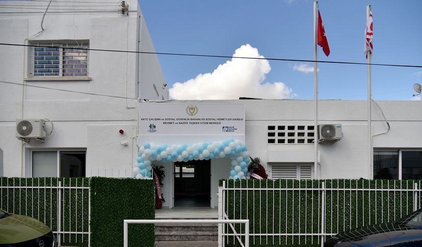 KKTC’nin ilk Otizm Merkezi törenle hizmete açıldı