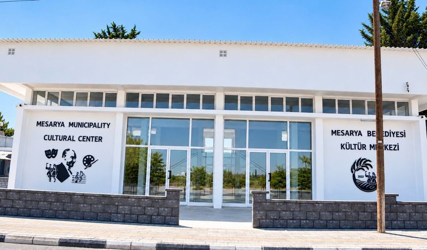 Akdoğan’da atıl durumdaki bina Mesarya Belediyesi Kültür Merkezi olarak düzenledi