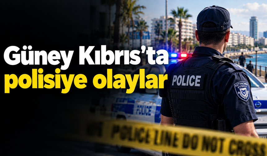 Güney Kıbrıs'ta polisiye olaylar