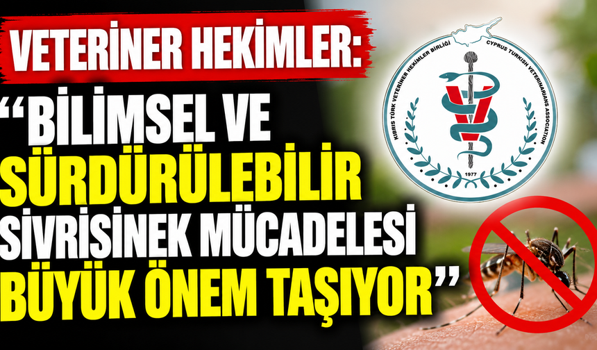 Veteriner hekimler: “Bilimsel ve sürdürülebilir sivrisinek mücadelesi büyük önem taşıyor”