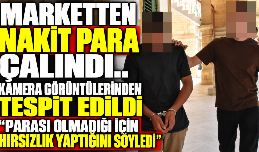 Marketten nakit para çalındı