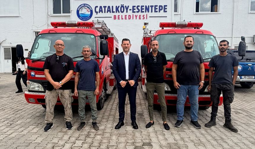 Çatalköy-Esentepe Belediyesi 2 ilk müdahale aracı aldı