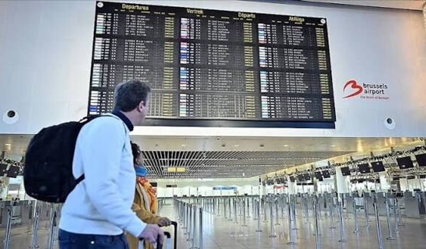 Belçika'da grev nedeniyle uçuş iptalleri ve ulaşımda aksamalar bekleniyor
