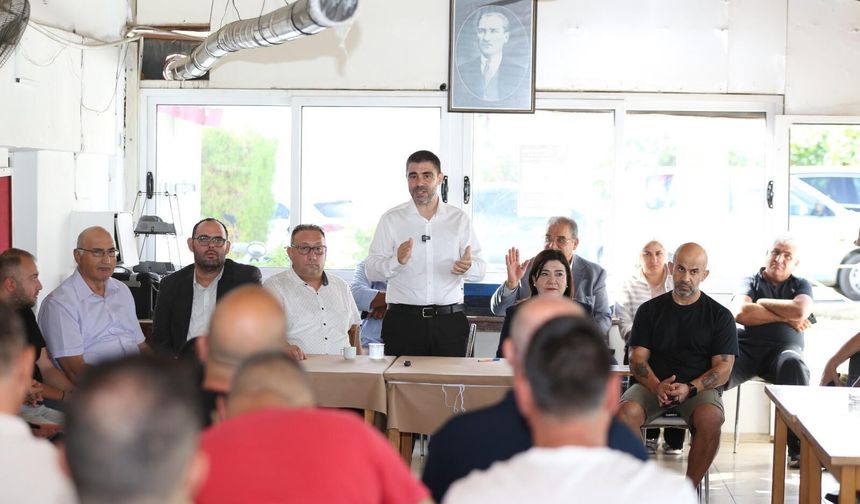 Aktunç Lefkoşa'da bazı spor kulüplerini ziyaret etti