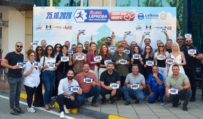 14. Ülker Lefkoşa Yarı Maratonu pazar günü yapılacak