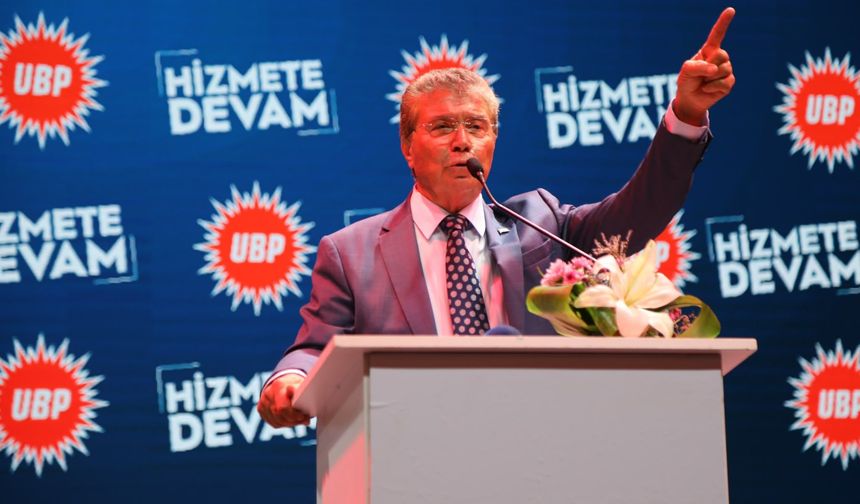 UBP kontenjan adaylarını açıkladı… Üstel, Girne’de 1’inci sıradan aday gösterildi