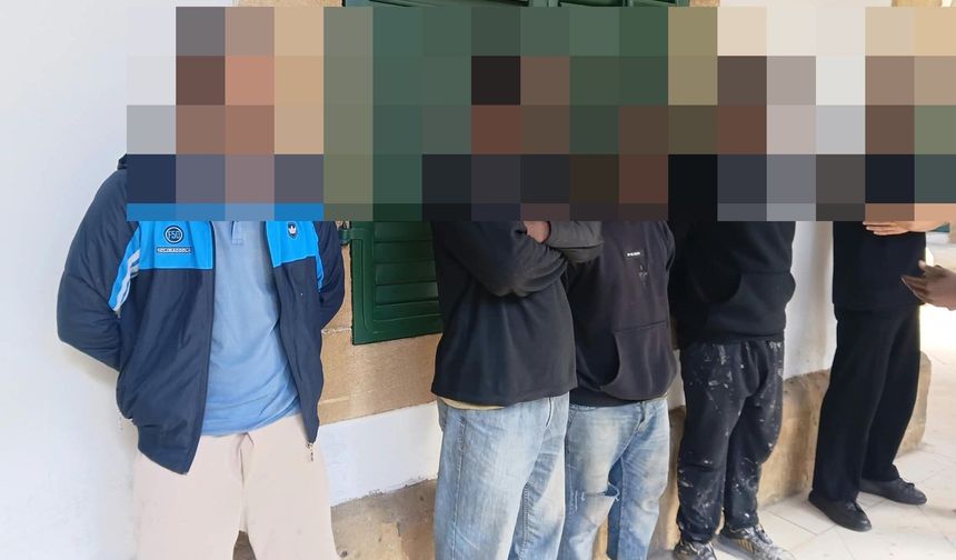 Gönyeli’de izinsiz ikamet: 5 zanlıya 3 gün tutukluluk